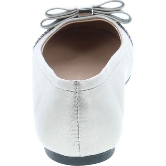 Jessica Simpson Portia Silver/Metallic ChildG flats-shoes 11 NEW - Picture 4 of 8